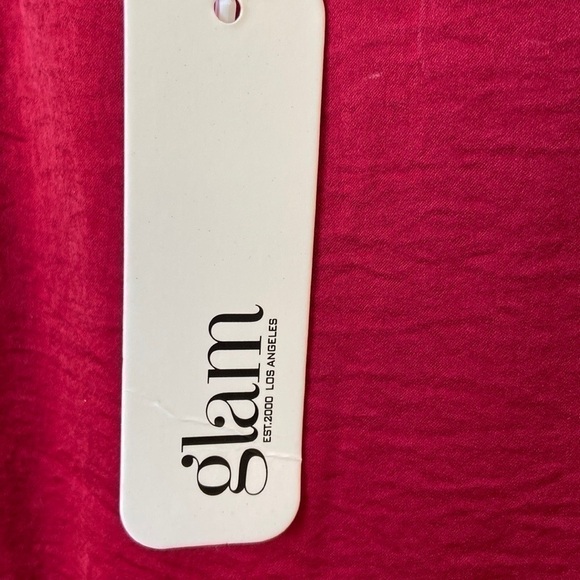 𝅺NWT Burgundy Babydoll Top Size Medium - Picture 5 of 11